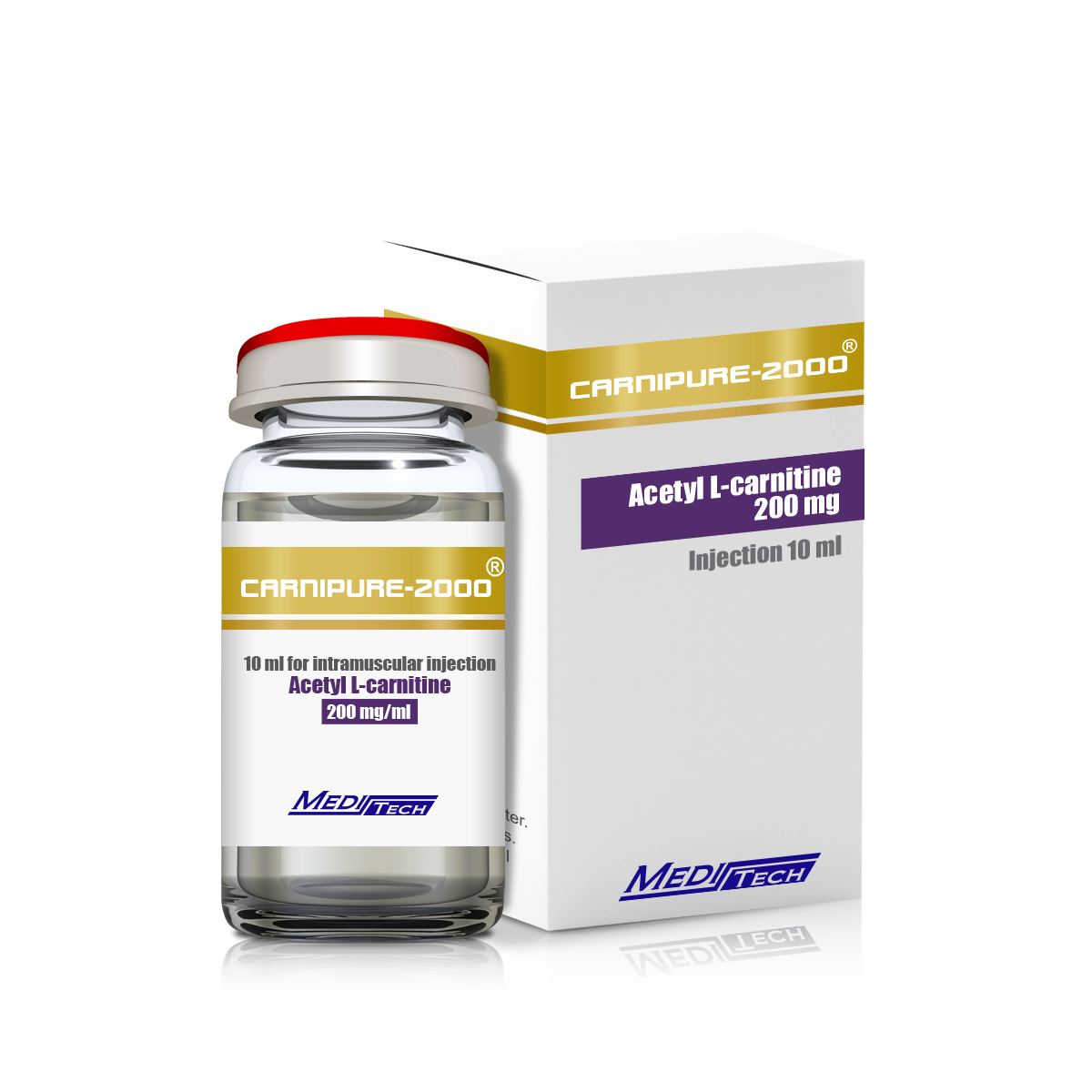 الکارنتین تزریقی مدیتک – 200 میلی گرم