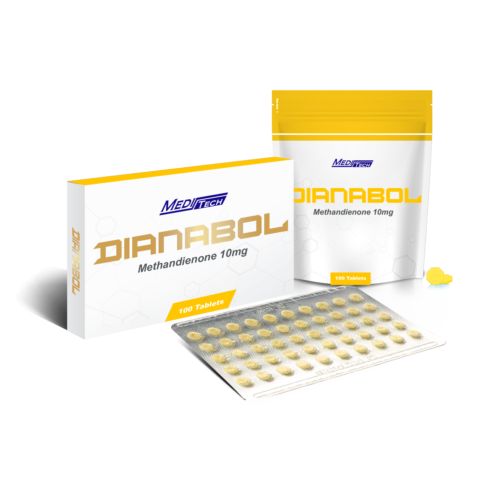 قرص دیانابول مدیتک – 10 میلی گرم